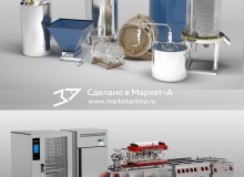 3D vehicle wrap design. 3D модели оборудования для рекламы оборудования ГК «Ресторан Плюс». г.Калининград. 2021 год.