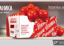 3D дизайн рекламы на кузове авто продукции ТМ «Ботаника». Помидоры. г.Волжский. 2018 год.