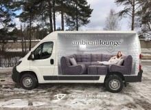 3D реклама эксклюзивной мягкой мебели от компании «Ambient Lounge». Левый борт_1. Осло. Норвегия.